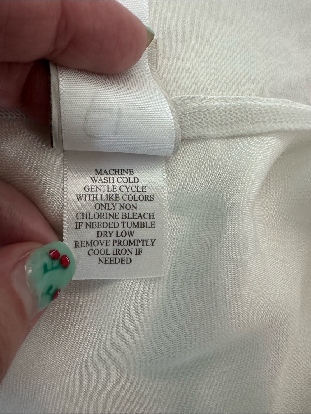 In Bloom by Jonquil White Satin Lace Chemise Nightgown Large - Picture 11 of 11